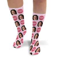 Happy Mothers Day Personalised Photo Socks 