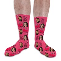 I Love You Cherry Much Valentines Day Personalised Socks