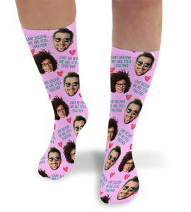 Can't Believe We're Still Together Valentines Day Personalised Socks