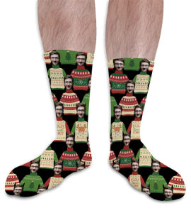 Christmas Jumper Christmas Personalised Socks