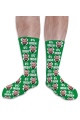 St Patricks Day Personalised Photo Socks 0% Irish