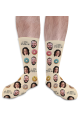 Donut What I'd Do Without You Valentines Day Personalised Socks
