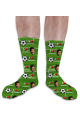 I Love Football Personalised Photo Socks