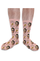 Pizza My Heart Valentines Day Personalised Socks
