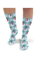 Snowman Body Christmas Personalised Socks