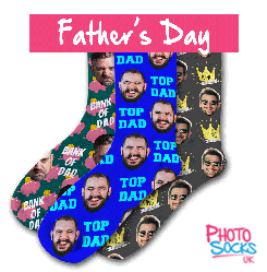Personalised Fathers Day Socks
