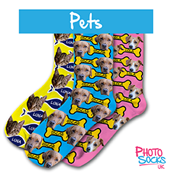 Personalised Socks With Your Pets Faces