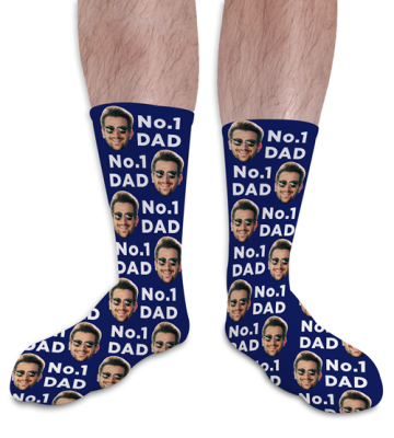 Photo & Message Personalised Photo Socks - Photo Socks UK